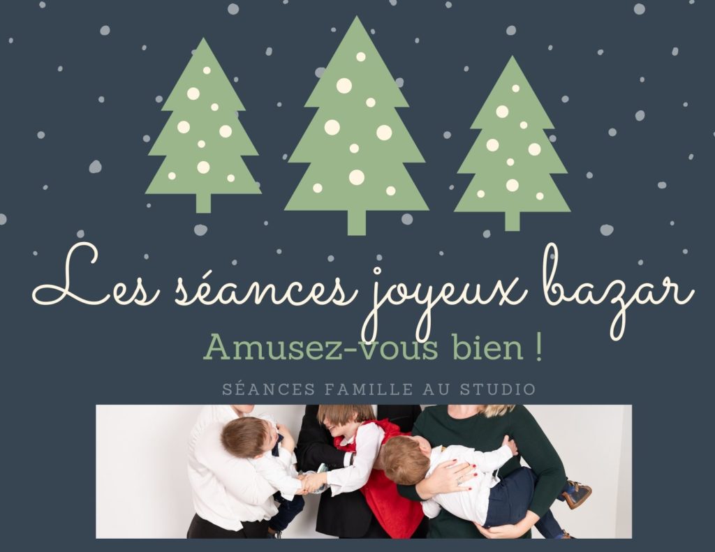 Séance de Noël au studio Véronique Taupin